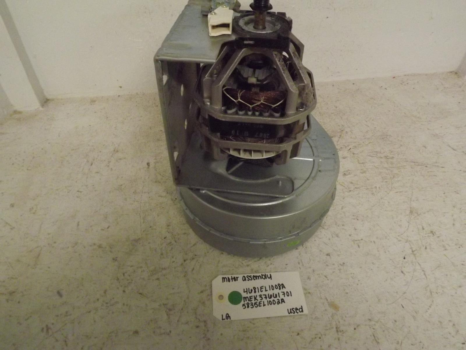 LG Dryer 4681EL1008A MEK37661701 5835EL1002A Motor Assembly Used LG Dryer 4681EL1008A MEK37661701 5835EL1002A Motor Assembly Used